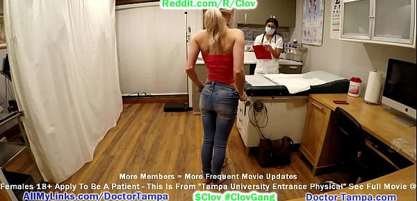  $CLOV - Become Doctor Tampa & Give Breast & Gyno Exam To Stacy Shepard As Part Of Her University Physical @ GirlsGoneGyno.com